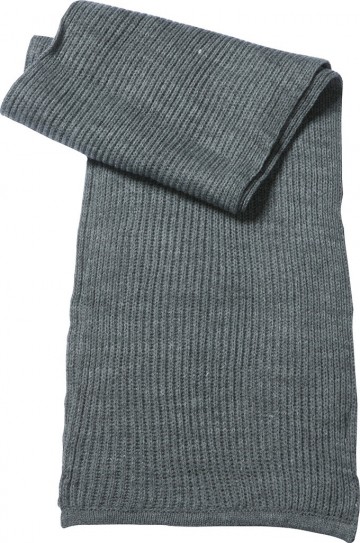 Myrtle Beach gebreide sjaal MB504 donkergrijsmelange