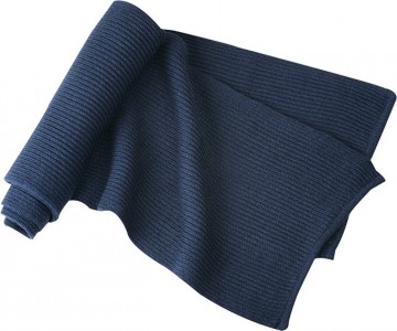 Myrtle Beach gebreide sjaal MB504 marineblauw