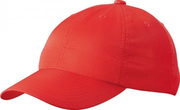 Myrtle Beach 6 panelen Coolmax® cap MB610 rood