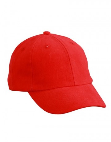 Myrtle Beach 6 panelen Raver cap MB6111 tomatenrood