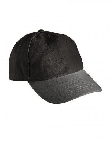 Myrtle Beach 6 panelen Raver cap MB6111  zwart houtskoolgrijs