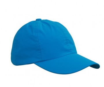 Myrtle Beach 6 panelen Outdoor Sports cap MB6116 azuurblauw