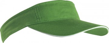 Myrtle Beach Sandwich Sunvisor MB6123 groen wit