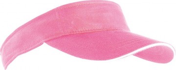 Myrtle Beach Sandwich Sunvisor MB6123 lichtroze wit