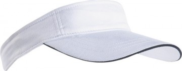 Myrtle Beach Sandwich Sunvisor MB6123 wit marineblauw