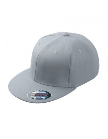 Myrtle Beach 6 panel Flextfit® Flat Peak Cap MB6184 lichtgrijs