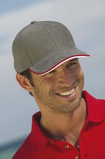 Myrtle Beach 6 panelen double sandwich cap MB6197 1