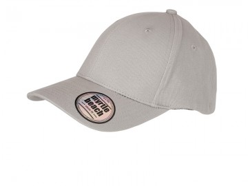 Myrtle Beach 6 panelen Elastic Fit Basebal cap MB6206 lichtgrijs