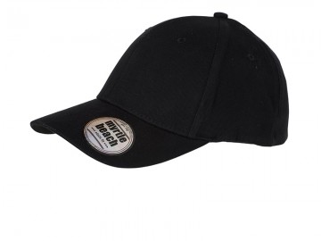 Myrtle Beach 6 panelen Elastic Fit Basebal cap MB6206 zwart