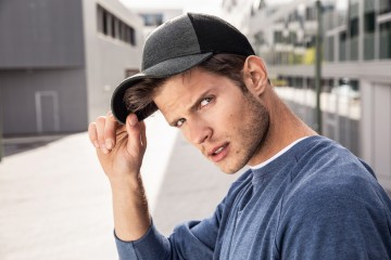 Myrtle Beach 6 panelen Elastic Fit Mesh cap MB6215 1