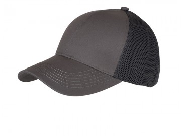 Myrtle Beach 6 panelen Air Mesh cap MB6216 donkergrijs