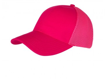 Myrtle Beach 6 panelen Air Mesh cap MB6216 magenta