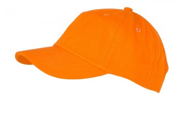 Myrtle Beach 6 panelen Heavy Brushed cap MB6223 oranje
