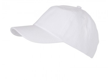 Myrtle Beach 6 panelen Heavy Brushed cap MB6223 wit