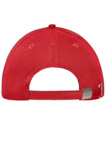 Myrtle Beach MB6234 6 panelen Workwear Cap rood wit achter