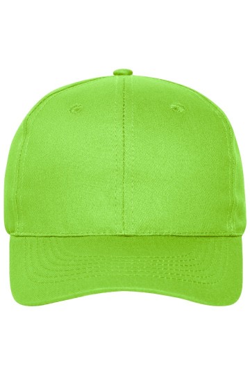 Myrtle Beach MB6236 6 panelen cap Bio Cotton limoengroen