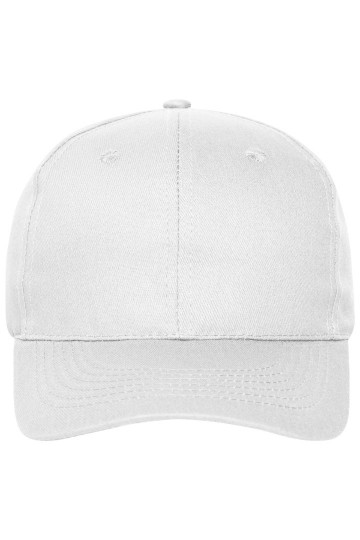 Myrtle Beach MB6236 6 panelen cap Bio Cotton wit