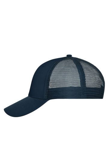 Myrtle Beach MB6239 6 panelen Mesh Cap marineblauw