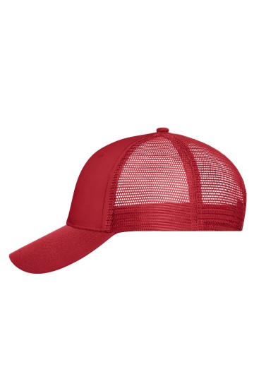 Myrtle Beach MB6239 6 panelen Mesh Cap rood
