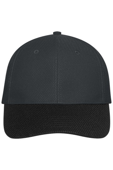 MB6246 Myrtle Beach 6 Panel Mesh Cap donkergrijs zwart