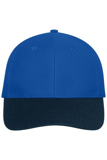 MB6246 Myrtle Beach 6 Panel Mesh Cap koningsblauw marineblauw