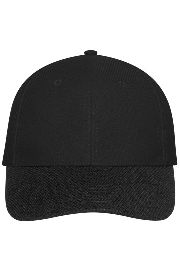 MB6246 Myrtle Beach 6 Panel Mesh Cap zwart zwart