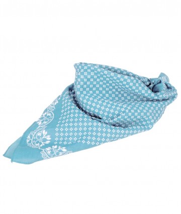 Myrtle Beach traditionele bandana MB6400 hemelsblauw wit