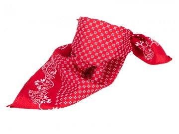 Myrtle Beach traditionele bandana MB6400 rood wit