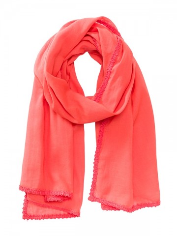 Myrtle Beach Katoenen sjaal MB6404 koraalrose