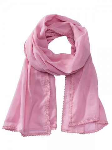 Myrtle Beach Katoenen sjaal MB6404 zachtroze