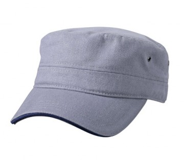 Myrtle Beach Military Sandwich cap MB6555 donkergrijs marineblauw