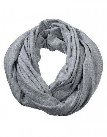 Myrtle Beach Heather zomer loop sjaal MB6578 grijs melange