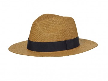 Myrtle Beach Traveller hoed MB6599 karamel zwart