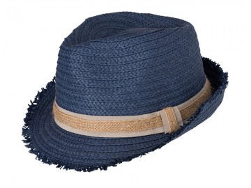 Myrtle Beach Trendy zomerhoed MB6703 denim zand