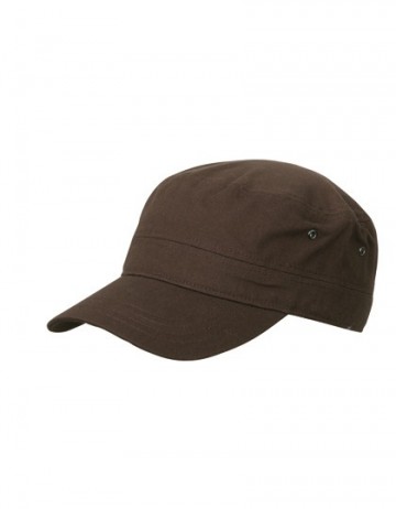 Myrtle Beach Military Cap for Kids MB7018 donkerbruin