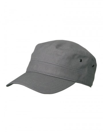 Myrtle Beach Military Cap for Kids MB7018 donkergrijs