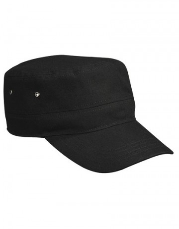 Myrtle Beach Military Cap for Kids MB7018 zwart