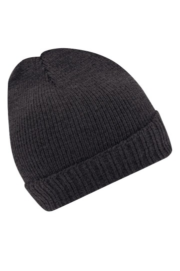 Myrtle Beach Basic gebreide beanie MB7111 grijsmelange