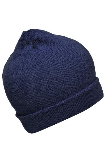 Myrtle Beach gebreide promotie beanie MB7112 marineblauw