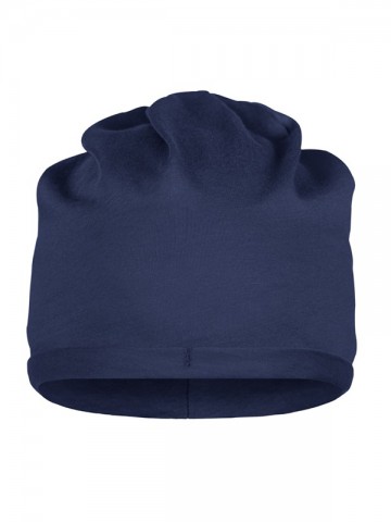 Myrtle Beach Bio Katoen Beanie MB7113 marineblauw