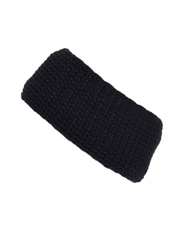 Myrtle Beach fijn gehaakte hoofdband MB7119 marineblauw