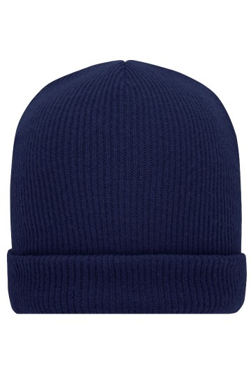 MB7145 Myrtle Beach licht gebreide beanie marineblauw