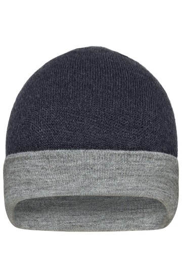 MB7400 Myrtle Beach omkeerbare beanie grijs melange / heather grijs