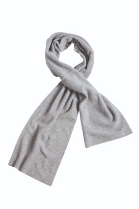 Myrtle Beach fleece sjaal MB7611 lichtgrijs