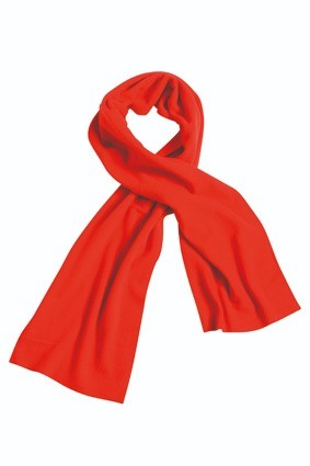 Myrtle Beach fleece sjaal MB7611 rood