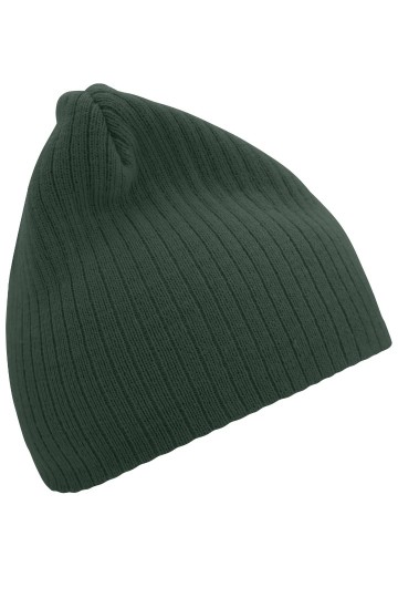 Myrtle Beach Rib beanie MB7923 donkergroen