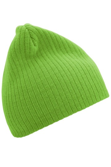Myrtle Beach Rib beanie MB7923 limoengroen