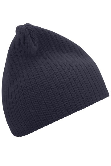 Myrtle Beach Rib beanie MB7923 marineblauw