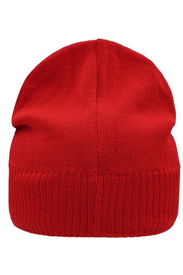 Myrtle Beach gebreide beanie met fleece inzet MB7925 achterkant