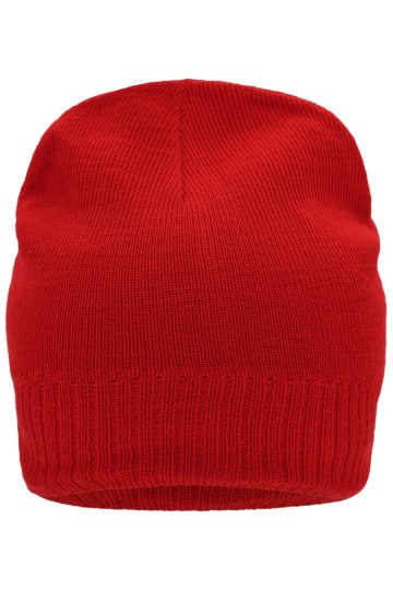 Myrtle Beach gebreide beanie met fleece inzet MB7925 voorkant